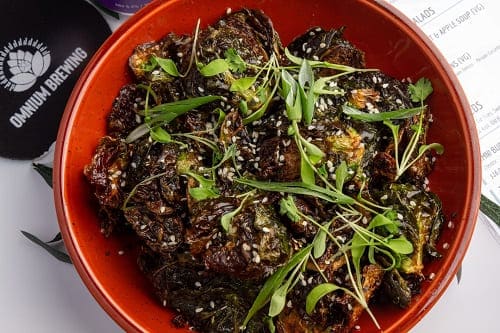 CRISPY BRUSSELS SPROUTS