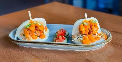 KIMCHI STEAMED BUNS